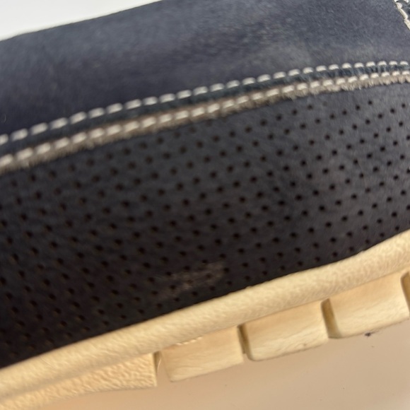 Johnston & Murphy Cord Venetian loafers 8 nubuck sheepskin leather navy main image 10
